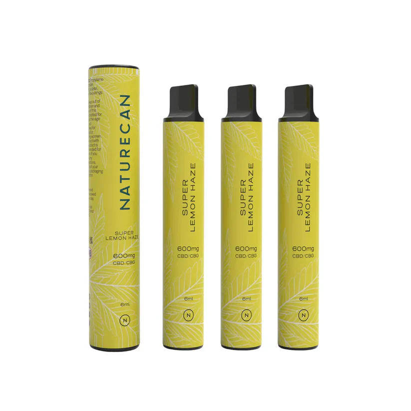 CBD & CBG engångs Vape paket - 3st - Image 4