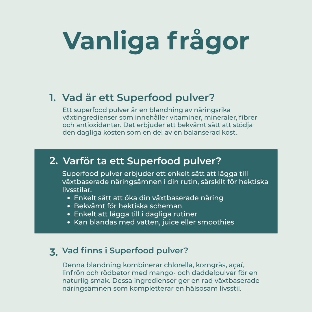 Ekologiskt Superfood Pulver - Image 6